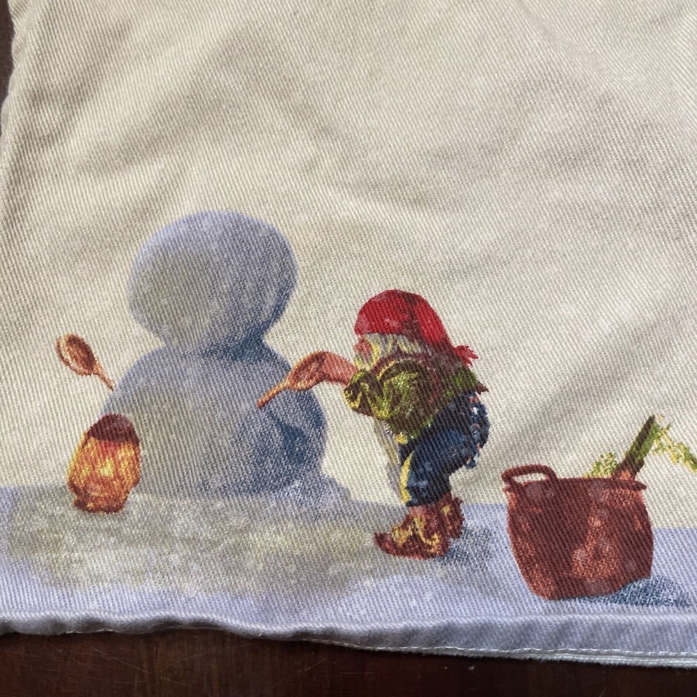 Williams Sonoma Kids Childrens Christmas Apron Nordic Elves Baking Cooking Gnome - Picture 5 of 7
